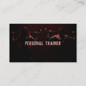 Personal Trainer Fitness Instructor Visitekaartje (Voorkant)