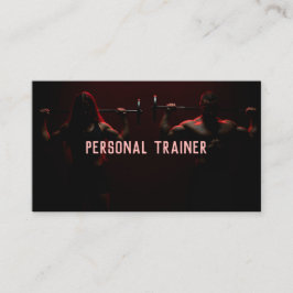 Personal Trainer Fitness Instructor Visitekaartje