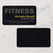 Personal Trainer Fitness Modern Elegant Beroep Visitekaartje (Voorkant / Achterkant)