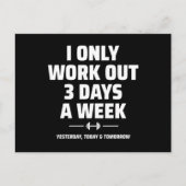 Personal Trainer Funny Gym Exercise Fitness Meme Briefkaart (Voorkant)