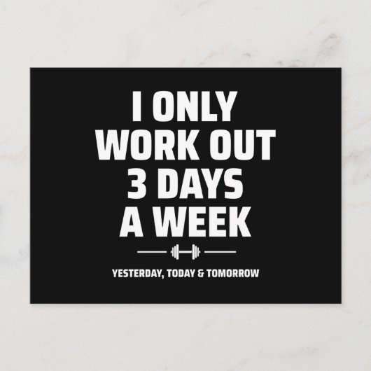 Personal Trainer Funny Gym Exercise Fitness Meme Briefkaart (Voorkant)