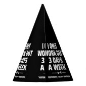 Personal Trainer Funny Gym Exercise Fitness Meme Feesthoedjes (Achterkant)