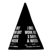 Personal Trainer Funny Gym Exercise Fitness Meme Feesthoedjes (Rechts)