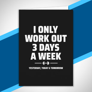 Personal Trainer Funny Gym Exercise Fitness Meme Kaart