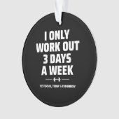 Personal Trainer Funny Gym Exercise Fitness Meme Ornament (voorkant)