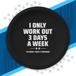 Personal Trainer Funny Gym Exercise Fitness Meme Papieren Bordje