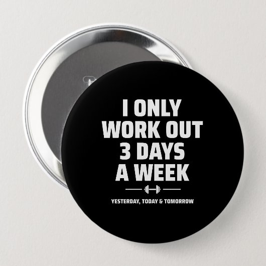 Personal Trainer Funny Gym Exercise Fitness Meme Ronde Button 4,0 Cm (Voorkant /achterkant)