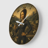 Personal Trainer Funny Mona Lisa Coach Gift Grote Klok (Hoek)