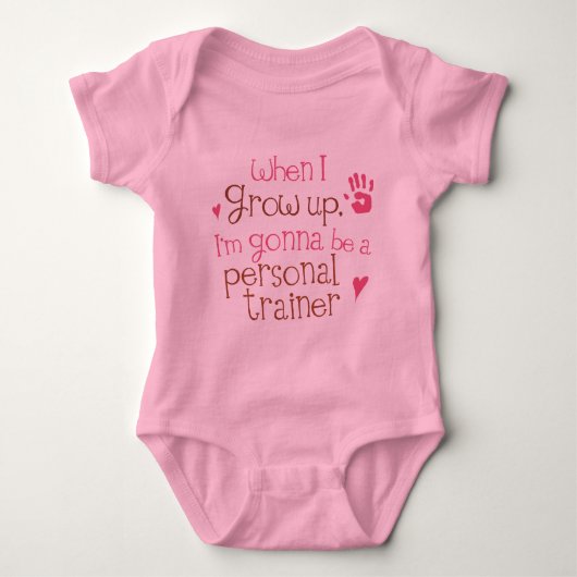 Personal Trainer (Future) Baby Baby T-Shirt (Voorkant)