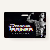 Personal Trainer Gym Fitness Gepersonaliseerd (2 S Badge (Voorkant)