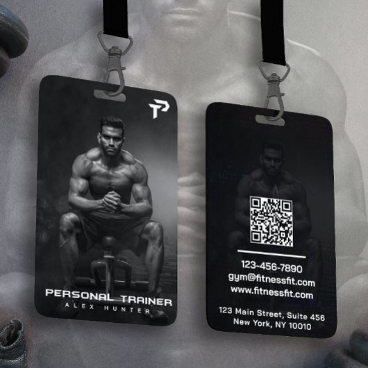 Personal Trainer Gym Fitness Gepersonaliseerd (2 S Badge