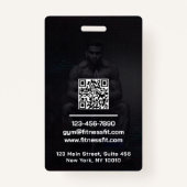 Personal Trainer Gym Fitness Gepersonaliseerd (2 S Badge (Achterkant)