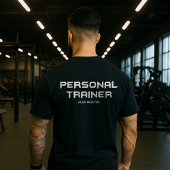Personal Trainer Gym Fitness Gepersonaliseerd (2 S T-shirt