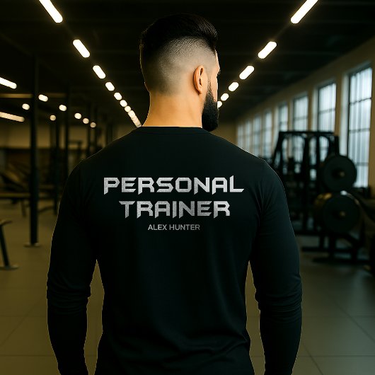 Personal Trainer Gym Fitness Gepersonaliseerd (2 S Tri-Blend Shirt