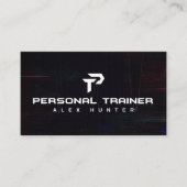 Personal Trainer Gym Fitness Gepersonaliseerd (2 S Visitekaartje (Voorkant)