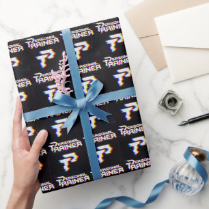 Personal Trainer Gym Fitness Gepersonaliseerd Cadeaupapier