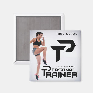 Personal Trainer Gym Fitness Gepersonaliseerd Magneet