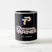 Personal Trainer Gym Fitness Gepersonaliseerd Mok (Midden)