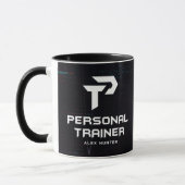 Personal Trainer Gym Fitness Gepersonaliseerd Mok (Links)