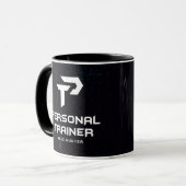Personal Trainer Gym Fitness Gepersonaliseerd Mok (Voorkant links)