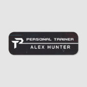 Personal Trainer Gym Fitness Gepersonaliseerd Naamplaatje (Voorkant)