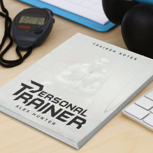 Personal Trainer Gym Fitness Gepersonaliseerd Notitieblok