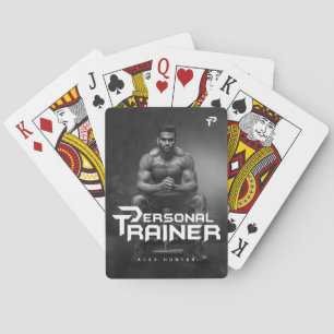 Personal Trainer Gym Fitness Gepersonaliseerd Pokerkaarten