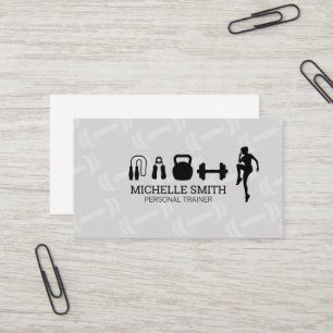 Personal Trainer   Gym-uitrusting Visitekaartje