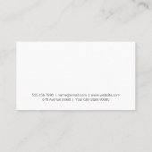 Personal Trainer | Gym-uitrusting Visitekaartje (Achterkant)