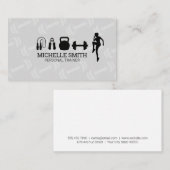 Personal Trainer | Gym-uitrusting Visitekaartje (Voorkant / Achterkant)