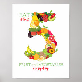 Personal Trainer Healthy Eating Nutrition Food Poster