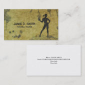 Personal Trainer Ink Girl Visitekaartje (Voorkant / Achterkant)