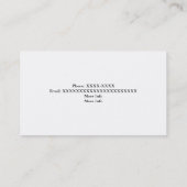 Personal Trainer Ink Girl Visitekaartje (Achterkant)