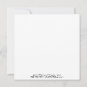 Personal Trainer Kettlebell Black Blue Thank You Notitiekaartje (Achterkant)