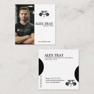 Personal Trainer & Life Coach Vierkante Visitekaartje