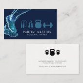 Personal Trainer | lopen | Fitness van apparatuur Afsprakenkaartje (Voorkant / Achterkant)