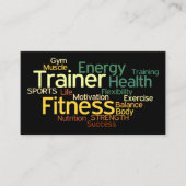 Personal Trainer Loyalty Punch Visitekaartje (Voorkant)