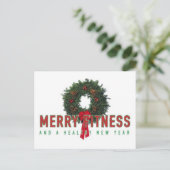 Personal Trainer MERRY FITNESS Feestdagenkaart (Staand voorkant)