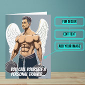Personal Trainer of Coach Gym verjaardag Kaart