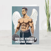 Personal Trainer of Coach Gym verjaardag Kaart (Voorkant)