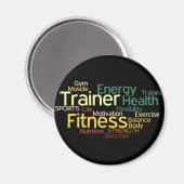 Personal Trainer of Fitness Center Magnet (Voorkant / Achterkant)
