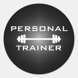 Personal Trainer of Fitness Center Sticker