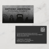 Personal Trainer | Opleidingsmateriaal | Staal Visitekaartje (Voorkant / Achterkant)