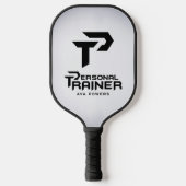 Personal Trainer Pickleball gepersonaliseerd Paddle (Voorkant)