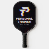 Personal Trainer Pickleball gepersonaliseerd Paddle (Voorkant)