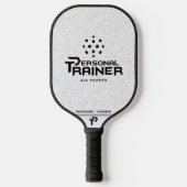Personal Trainer Pickleball gepersonaliseerd Paddle (Voorkant)
