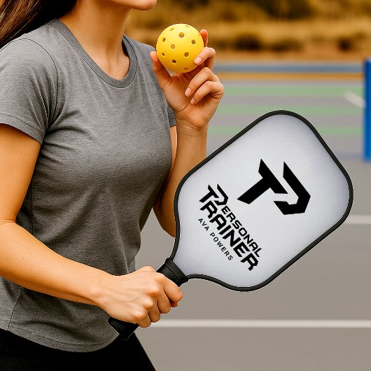 Personal Trainer Pickleball gepersonaliseerd Paddle