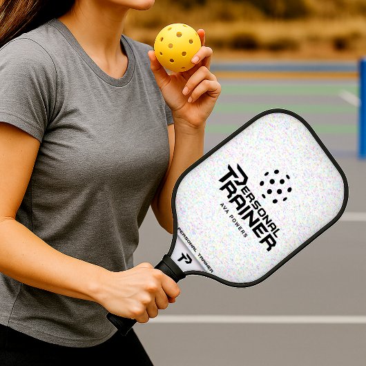 Personal Trainer Pickleball gepersonaliseerd Paddle