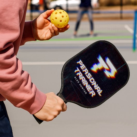 Personal Trainer Pickleball gepersonaliseerd Paddle