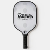 Personal Trainer Pickleball gepersonaliseerd Paddle (Voorkant)